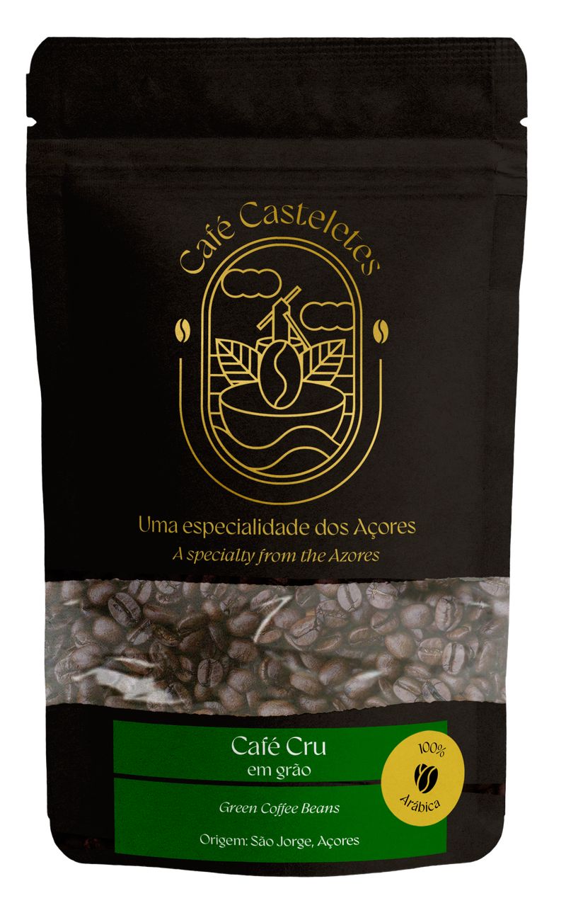 Embalagem do Café Casteletes em Grão Cru