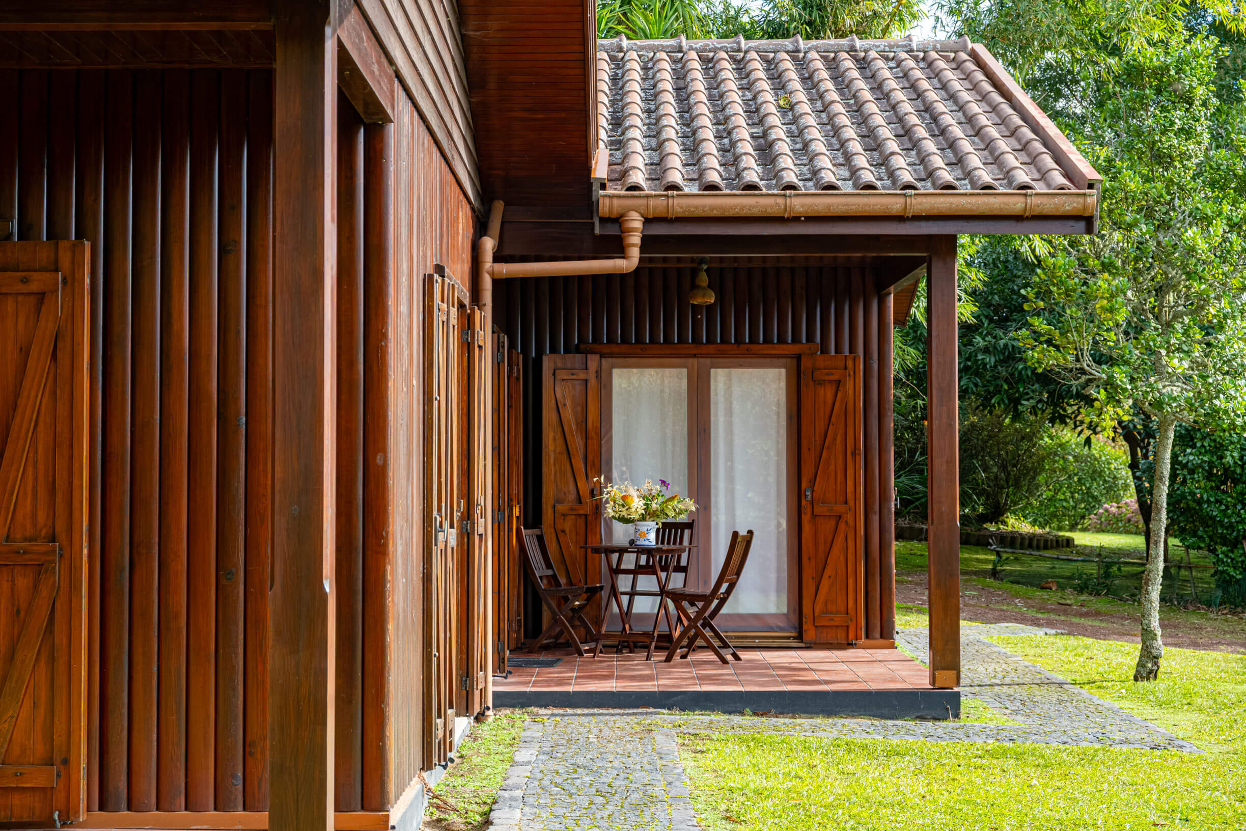 Casas em madeira da Quinta dos Curubas Cottages