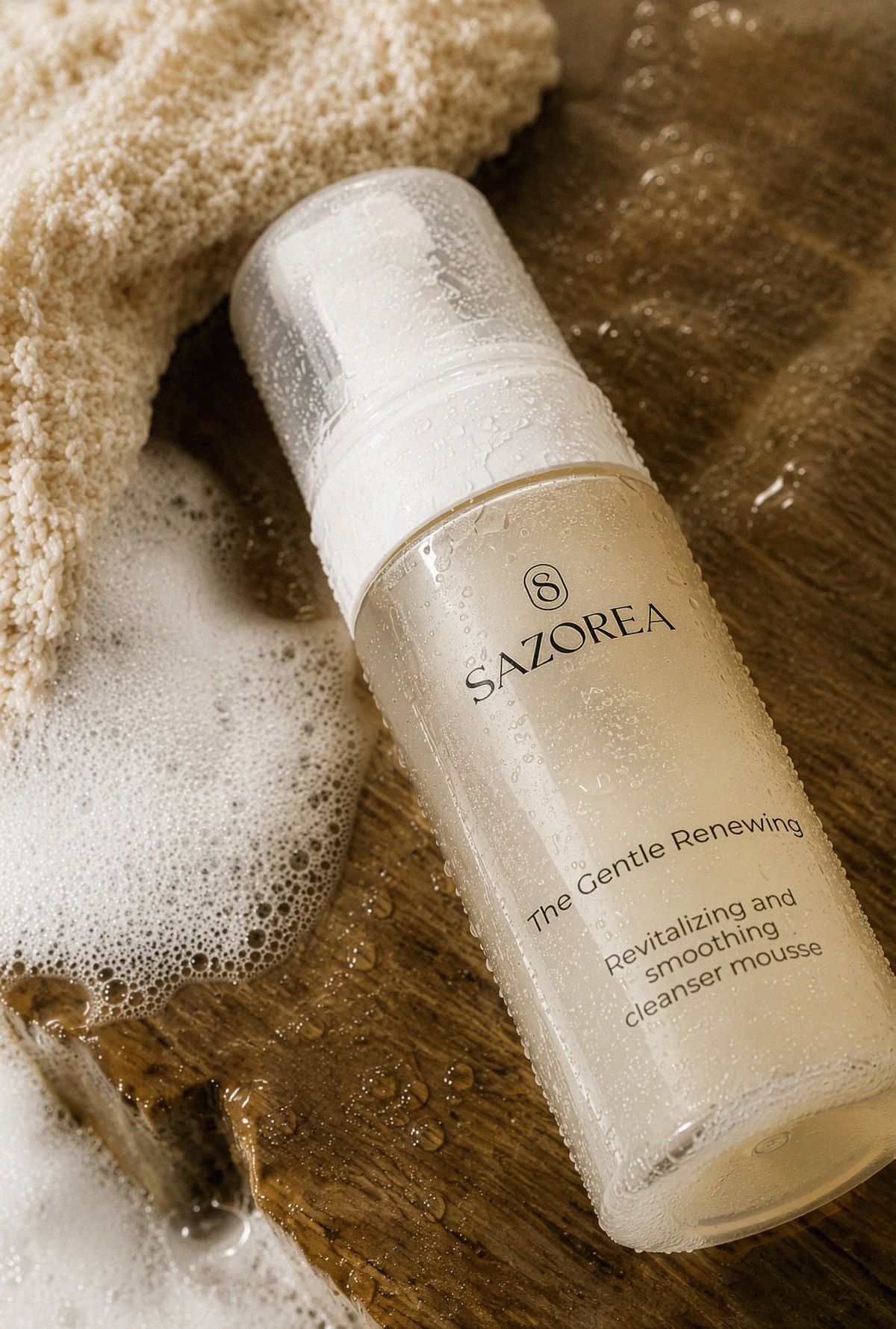 Espuma de duche Sazorea The Gentle Renewing, cosmética natural dos Açores